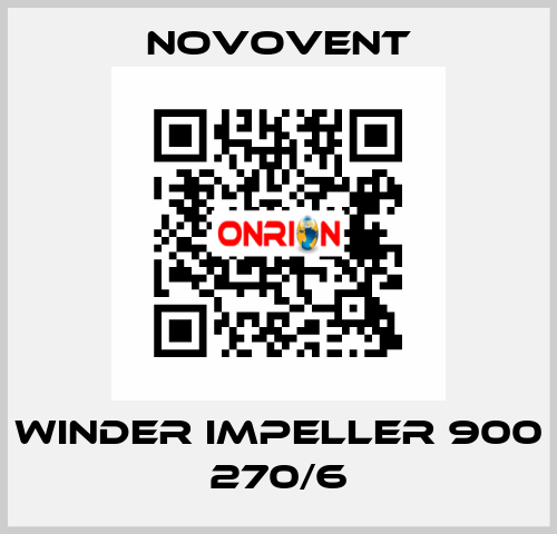 WINDER IMPELLER 900 270/6 Novovent