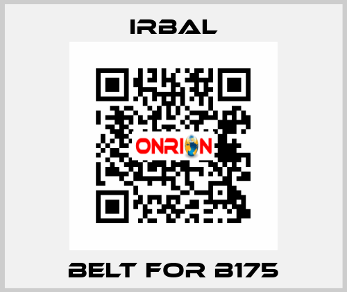 belt for B175 irbal
