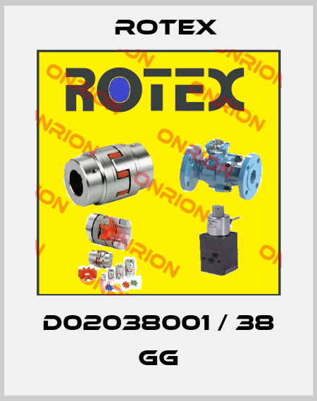 D02038001 / 38 GG Rotex