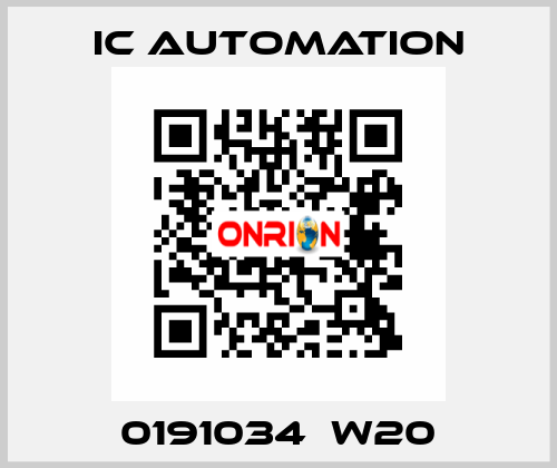 0191034  W20 ic automation