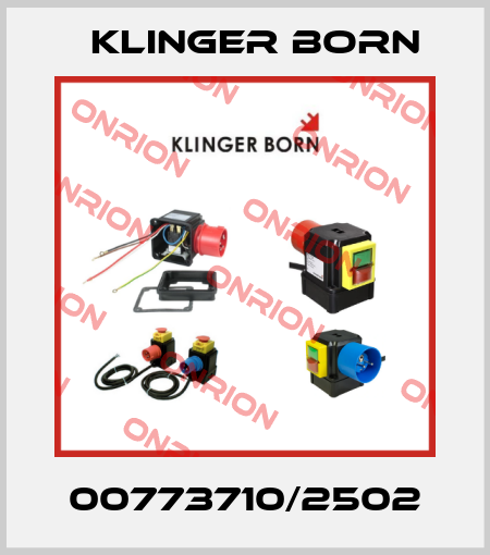 00773710/2502 Klinger Born