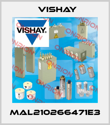 MAL210266471E3 Vishay