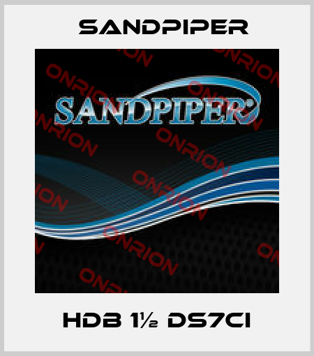 HDB 1½ DS7CI Sandpiper