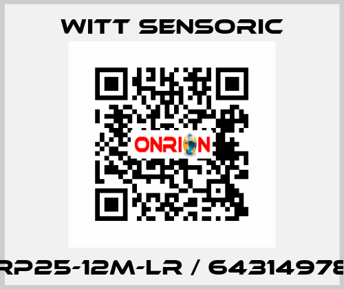 RP25-12M-LR / 64314978 Witt Sensoric