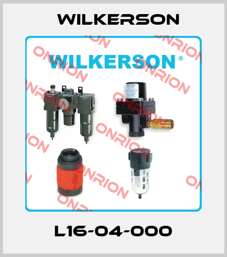 L16-04-000 Wilkerson