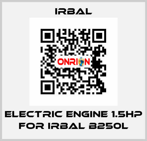 Electric engine 1.5hp for Irbal B250L irbal