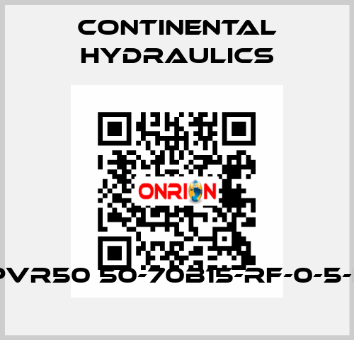 PVR50 50-70B15-RF-0-5-L Continental Hydraulics