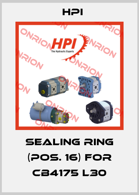 Sealing ring (Pos. 16) for CB4175 L30 HPI