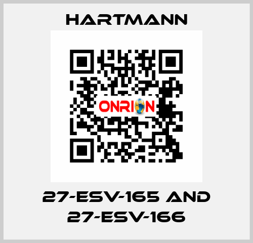27-ESV-165 and 27-ESV-166 Hartmann