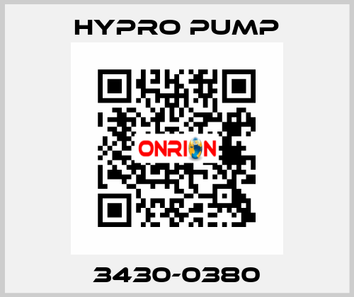 3430-0380 Hypro Pump