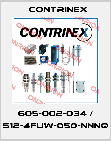 605-002-034 / S12-4FUW-050-NNNQ Contrinex