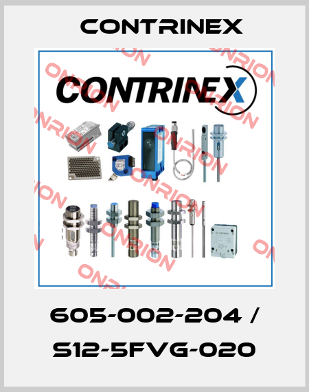 605-002-204 / S12-5FVG-020 Contrinex