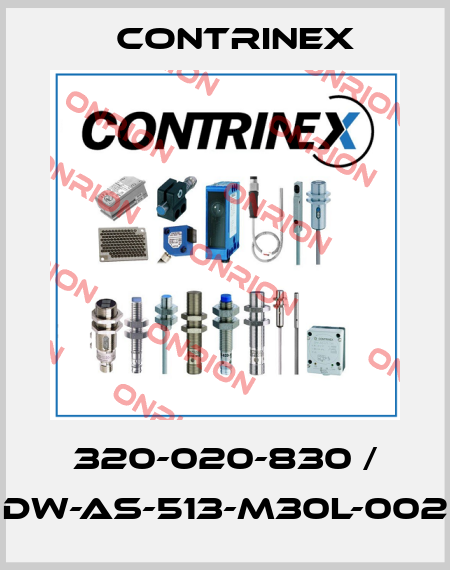 320-020-830 / DW-AS-513-M30L-002 Contrinex