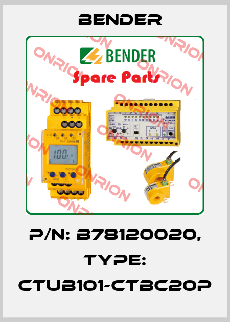 p/n: B78120020, Type: CTUB101-CTBC20P Bender