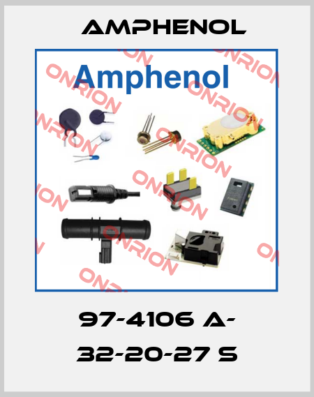 97-4106 A- 32-20-27 S Amphenol