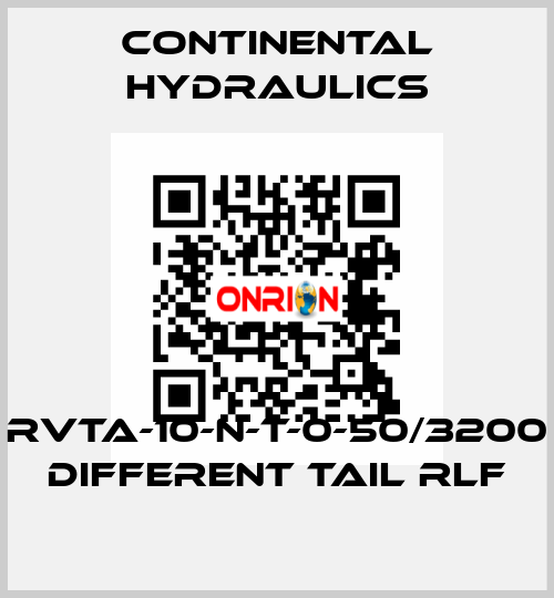 RVTA-10-N-T-0-50/3200 DIFFERENT TAIL RLF Continental Hydraulics