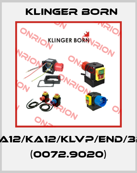 K900/NKA12/KA12/KLvP/End/3Ph-400V (0072.9020) Klinger Born
