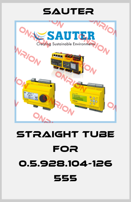 Straight tube for 0.5.928.104-126 555 Sauter