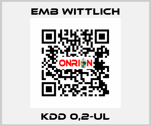 KDD 0,2-UL EMB Wittlich