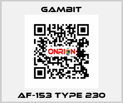  AF-153 Type 230 Gambit