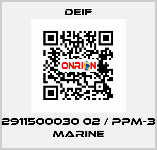 2911500030 02 / PPM-3 Marine Deif