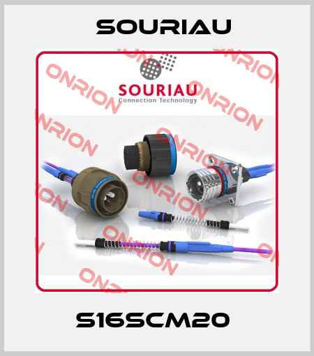S16SCM20  Souriau