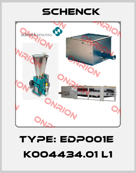 Type: EDP001E  K004434.01 L1 Schenck