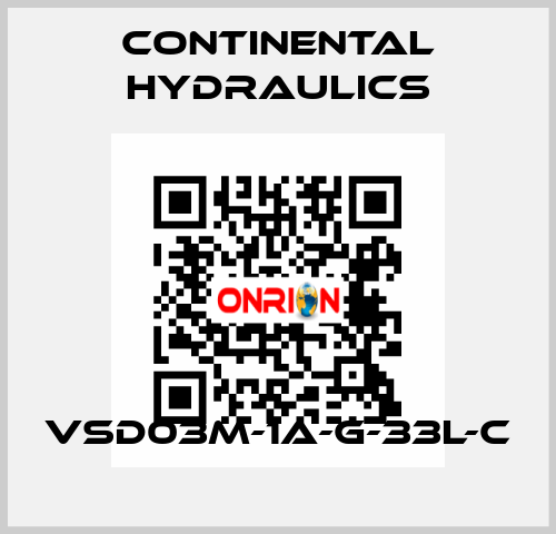 VSD03M-1A-G-33L-C Continental Hydraulics