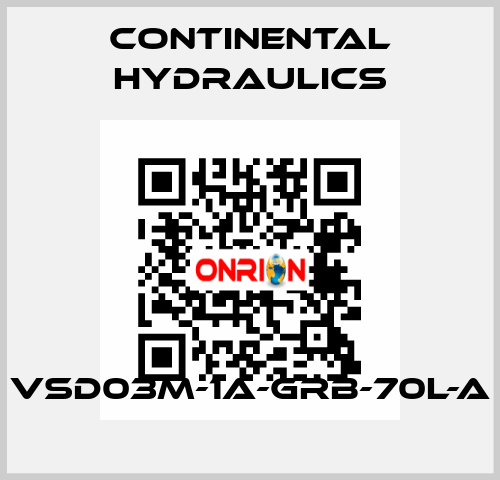 VSD03M-1A-GRB-70L-A Continental Hydraulics