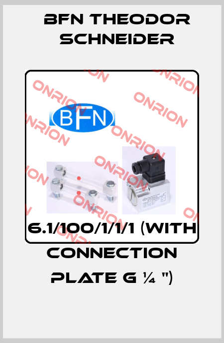 BFN Theodor Schneider-6.1/100/1/1/1 (With connection plate G ¼ ") price