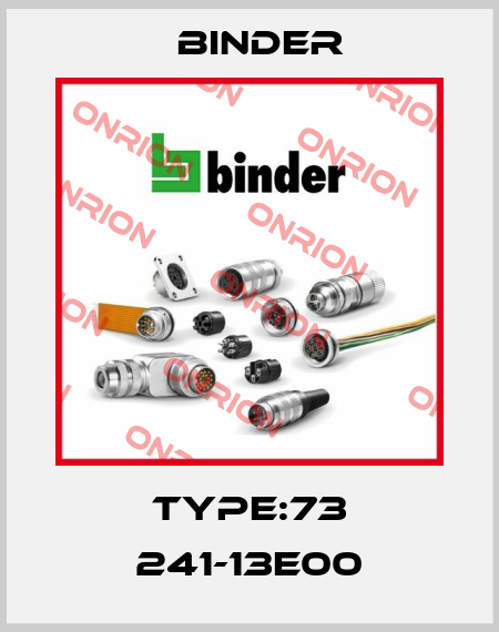 Type:73 241-13E00 Binder