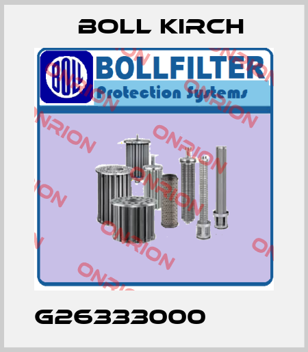 G26333000          Boll Kirch