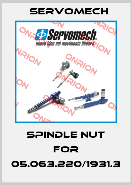 Spindle nut for 05.063.220/1931.3 Servomech