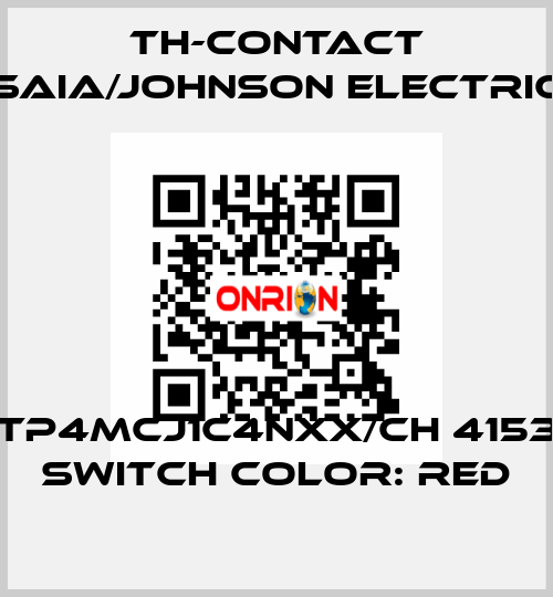TP4MCJ1C4NXX/CH 4153 Switch color: Red TH-Contact (Saia/Johnson Electric)