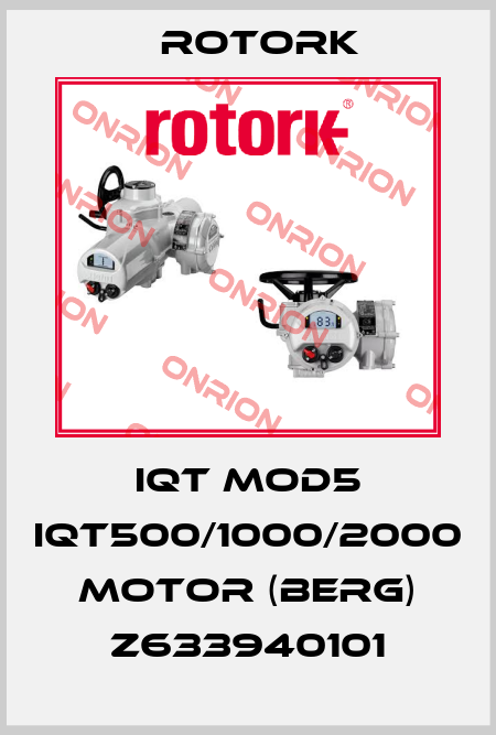 IQT MOD5 IQT500/1000/2000 Motor (BERG) Z633940101 Rotork