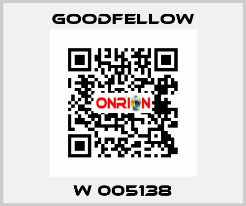 W 005138 Goodfellow