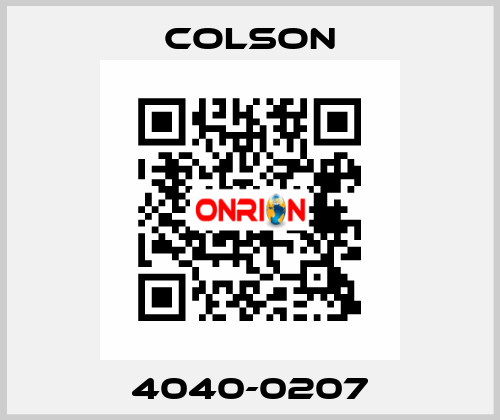 4040-0207 Colson