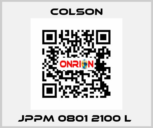 JPPM 0801 2100 L  Colson