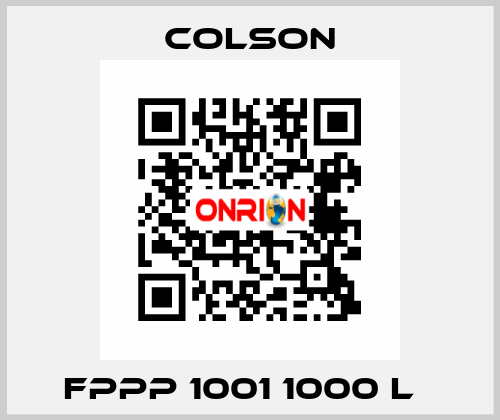 FPPP 1001 1000 L   Colson
