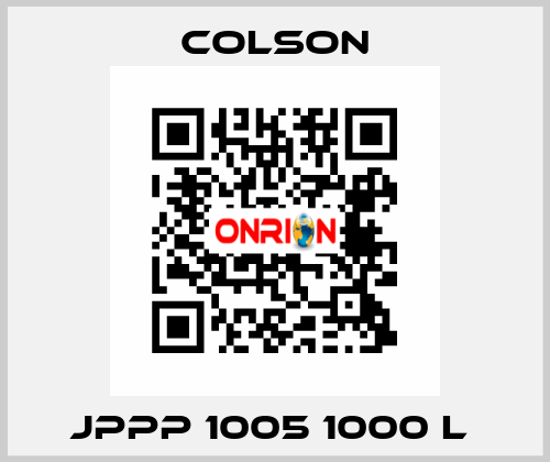 JPPP 1005 1000 L  Colson