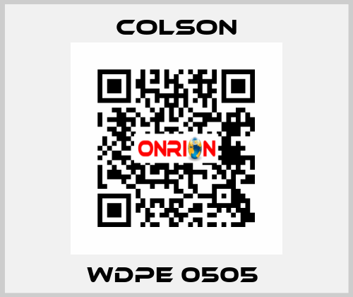 WDPE 0505  Colson