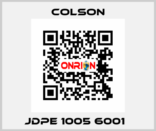 JDPE 1005 6001   Colson