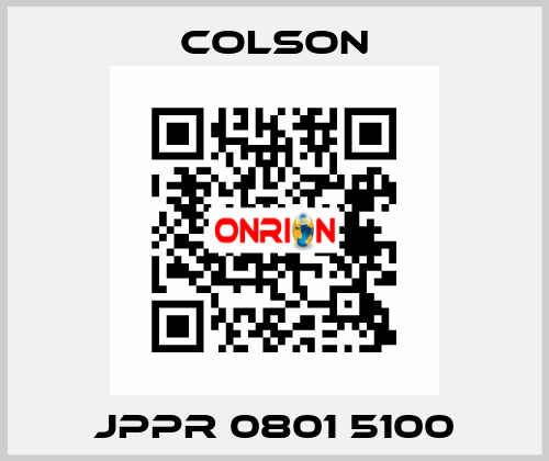 JPPR 0801 5100 Colson