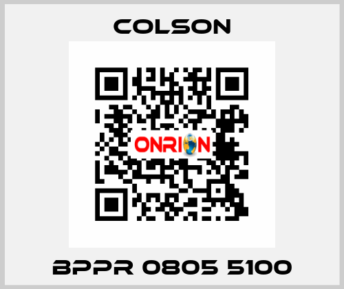 BPPR 0805 5100 Colson