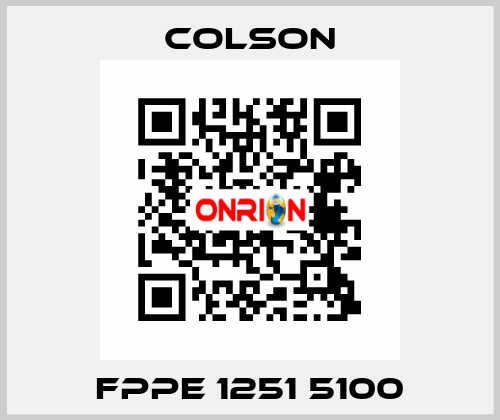 FPPE 1251 5100 Colson