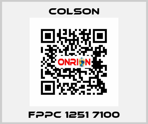 FPPC 1251 7100 Colson