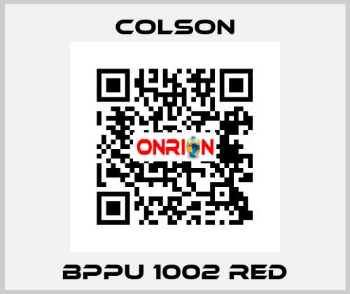 BPPU 1002 RED Colson