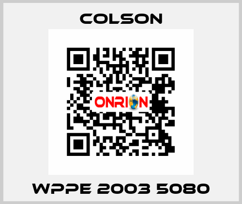 WPPE 2003 5080 Colson