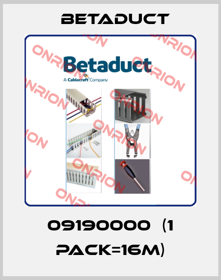 09190000  (1 pack=16m) Betaduct