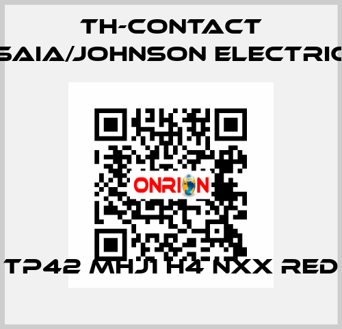 TP42 MHJ1 H4 NXX RED TH-Contact (Saia/Johnson Electric)